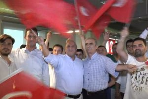 Demokrasi Marşı'nın mimarları bir arada