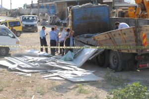 Talihsiz iş&ccedil;inin feci &ouml;l&uuml;m&uuml;