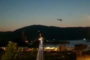 Darbeci askerleri almaya gelen helikopterin ka&ccedil;ış anı g&ouml;r&uuml;nt&uuml;leri ortaya &ccedil;ıktı