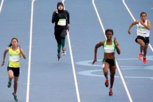 Bu bir ilk! Suudi kadın sporcu tarihe ge&ccedil;ti