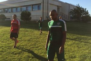 Bursaspor'un yeni transferi ilk antrenmanına &ccedil;ıktı