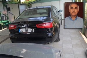 &Ouml;ks&uuml;z'&uuml;n 'SIR' plakalı otomobili Kaynak Holding'in &ccedil;ıktı