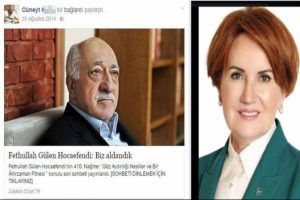 &Ouml;z'&uuml; ka&ccedil;ıran FET&Ouml;'c&uuml; Akşener'ci &ccedil;ıktı