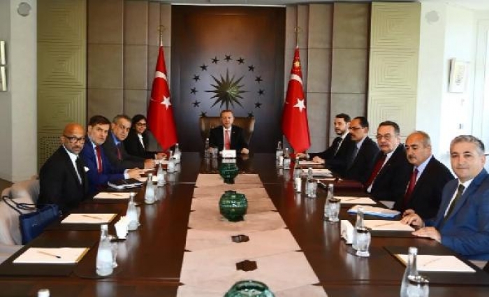 Cumhurbaşkanı Erdoğan Venezuela heyetini kabul etti