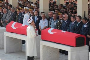 Elazığ ve Bitlis şehitleri i&ccedil;in Kocatepe Camii'nde t&ouml;ren d&uuml;zenlendi