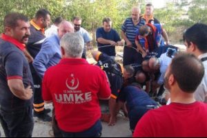 50 metre derinliğindeki su kuyusuna d&uuml;şen &ccedil;ocuk yaralandı