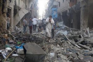 Halep'te hava saldırısı: 14 &ouml;l&uuml;