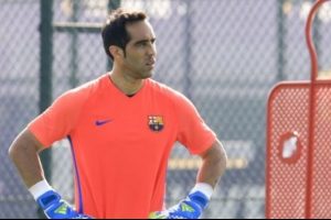 Claudio Bravo d&uuml;n antremana &ccedil;ıkmadı