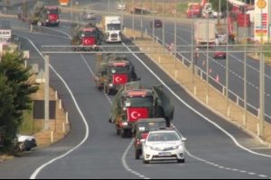 İstanbul'dan yola &ccedil;ıkan tanklar, Tekirdağ'a ulaştı