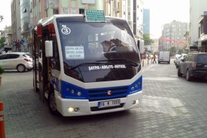 Bursa Karacabey'de yeni minib&uuml;s hattı devreye girdi