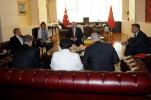 Kılı&ccedil;daroğlu, Elmar Brok ve Kati Piri'yi kabul etti
