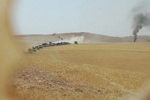IŞİD'den ka&ccedil;an Suriyeliler Azez'e gidiyor
