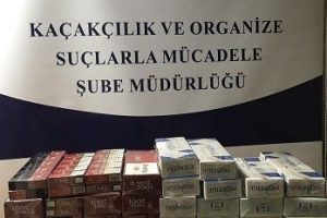 Eskişehir'de ka&ccedil;ak sigara operasyonu