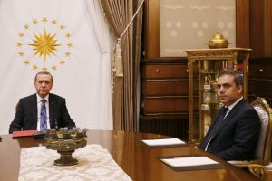 Cumhurbaşkanı MİT M&uuml;steşarını kabul etti