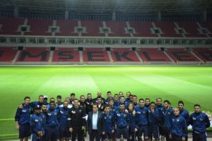 Futbolcular yeni evlerine ilk adımı attı