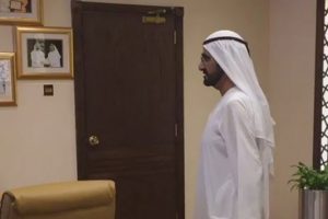 Dubai&nbsp;Emiri El Maktum boş ofiste şok oldu