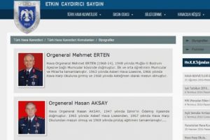 Hava Kuvvetleri Komutanlığı Akın &Ouml;zt&uuml;rk'&uuml;n adını sildi