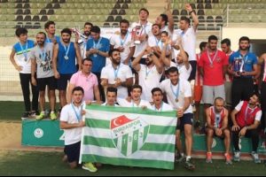 Erkekler takım yarışmalarında Bursaspor şampiyon oldu