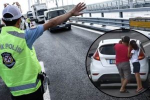 Yavuz Sultan Selim K&ouml;pr&uuml;s&uuml;'nde selfie &ccedil;ılgınlığı kaza dinlemiyor