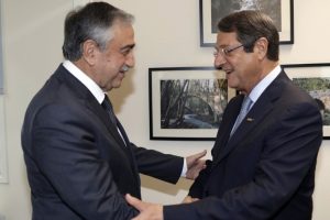 Kıbrıslı liderler bir kez daha bir araya geldi