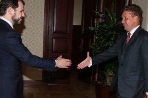 Enerji Bakanı Gazprom'u ağırladı