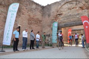 Kuruluştan kurtuluşa bisiklet turu Bursa İznik'te