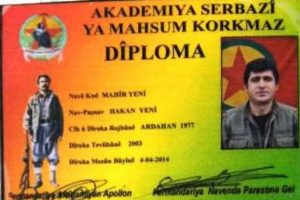 PKK'nın s&ouml;zde "Tend&uuml;rek sorumlusu" &ouml;ld&uuml;r&uuml;ld&uuml;