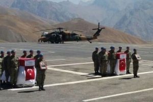8 şehidin cenazesi t&ouml;renle uğurlandı