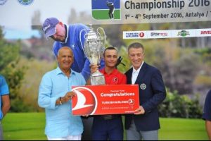 Milli golf&ccedil;&uuml; Ali Altuntaş, Uluslararası m&uuml;sabakada şampiyon oldu