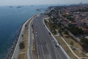 Avrasya T&uuml;neli Projesi havadan g&ouml;r&uuml;nt&uuml;lendi