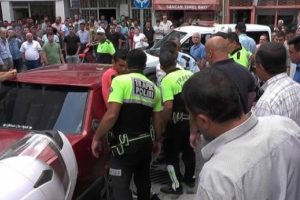Uşak'ta trafik magandası gerginliği