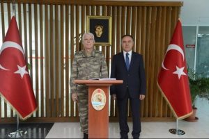 Ege Ordu Komutanı Orgeneral Recep'ten Denizli Valisi'ne ziyaret