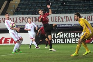 &Uuml;mit Milli Futbol Takımı, Belarus'u tek golle ge&ccedil;ti