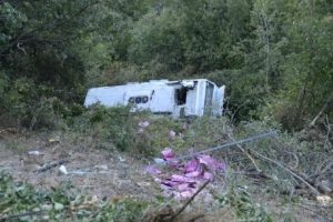 U&ccedil;urumdan yuvarlanan midib&uuml;s&uuml;n s&uuml;r&uuml;c&uuml;s&uuml; yaralandı