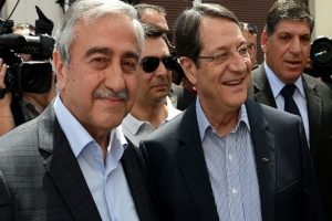 Akıncı ve Anastasiadis g&ouml;r&uuml;ş&uuml;yor