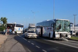 Ordu'da zincirleme kaza: 15 yaralı