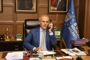 Başkan Altepe'den Bursa'da zabıtaya 'telsizli' kutlama