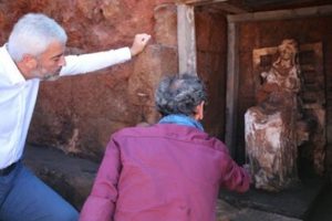 Orduda arkeolojik kazıda 2 bin 100 yıllık Ana Tanrı&ccedil;a Kibele heykeli bulundu