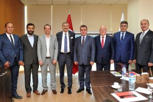 Bursa TGK'dan Akarca'ya hayırlı olsun ziyareti
