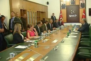 NATO Genel Sekreteri MHP Grubunda