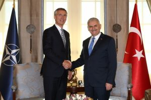 Yıldırım Stoltenberg'le g&ouml;r&uuml;şt&uuml;
