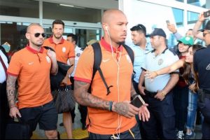 Galatasaray'a coşkulu karşılama!
