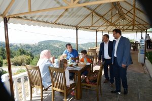 Bursa'da dağ yolunda yeni nefes