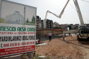 Bursa'da Mescid-i Aksa Camii'nin temeli atıldı