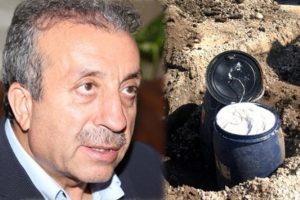Aile mezarlığında tuzaklanmış 640 kilo patlayıcı bulundu