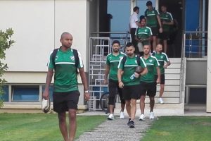 Bursaspor kafilesi İstanbul'a gitti