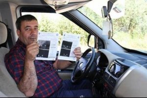 135 saniyede 600 lira ceza yedi