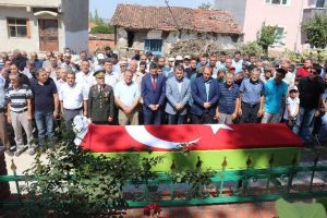 Kore gazisi son yolculuğuna uğurlandı