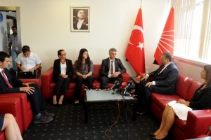 AK Parti heyetinden CHP'ye bayram ziyareti