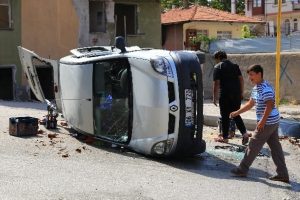 Başkent'te trafik kazası: 1 yaralı